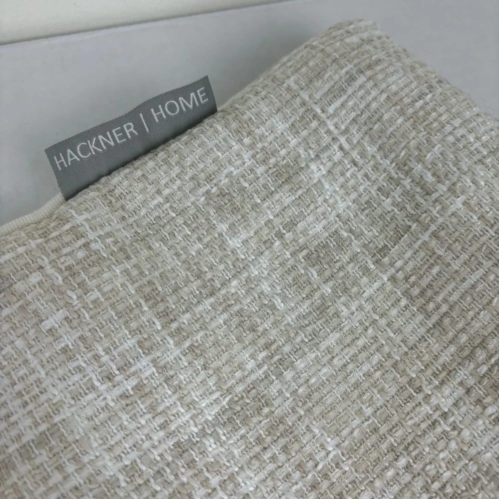 Hackner/Home grass cloth look accent pillow cover